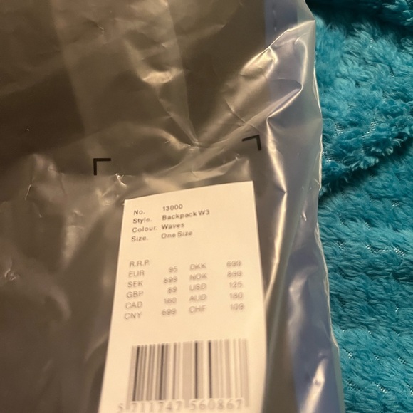 RAINS BACKPACK W 3 in color WAVES - Picture 3 of 4